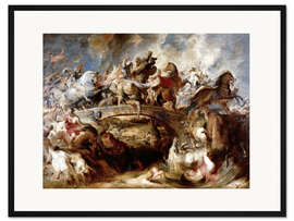 Gerahmter Kunstdruck Die Amazonenschlacht