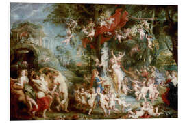 Foam board print The Feast of Venus