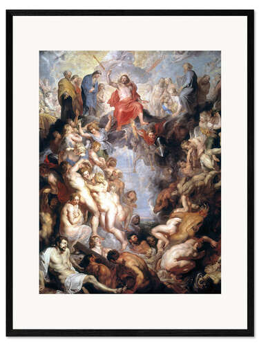 Framed art print The Great Last Judgement