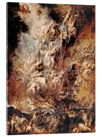 Akrylglastavla Änglarnas fall - Peter Paul Rubens