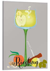Magnettafel Riesling