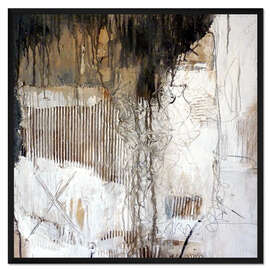 Gerahmter Kunstdruck Abstrakt II