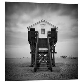 Foam board print Toilet on the beach