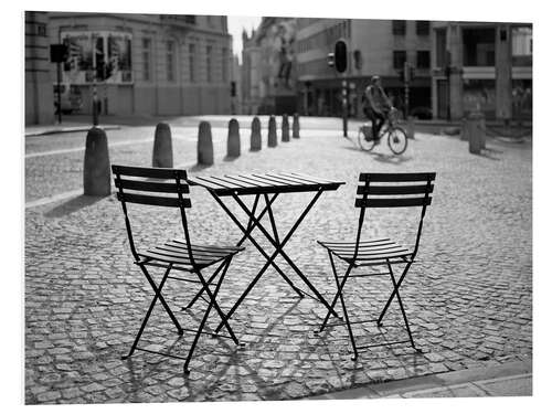 PVC-taulu Sidewalk cafe in Paris I