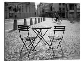 Tableau en plexi-alu Café à Paris I