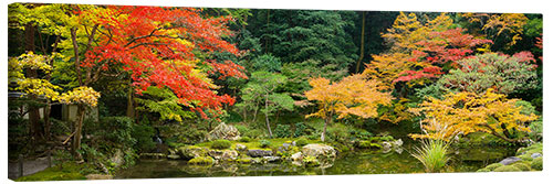 Canvastavla Zen garden panorama