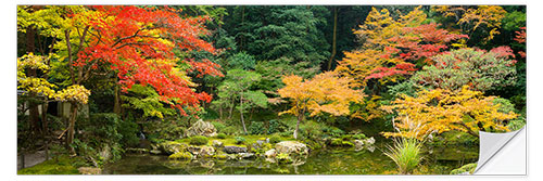 Muursticker Zen garden panorama