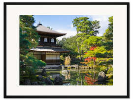 Gerahmter Kunstdruck Ginkakuji Tempel