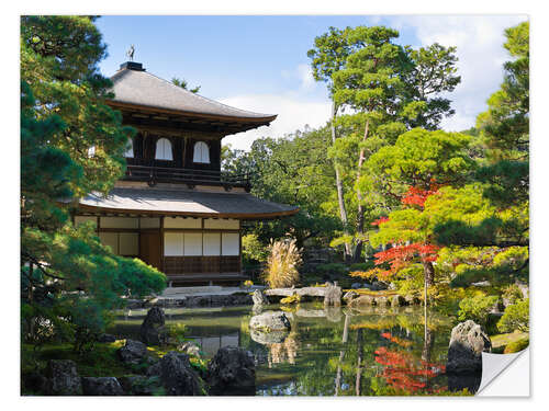 Adesivo murale Ginkakuji Temple