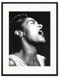 Gerahmter Kunstdruck Billie Holiday