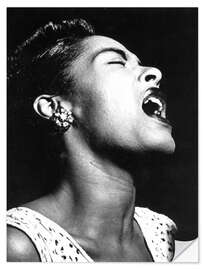 Wall sticker Billie Holiday