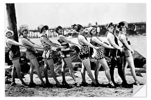 Naklejka na ścianę Bathing Beauties, 1916