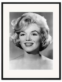 Gerahmter Kunstdruck Marilyn Monroe Lächelnd