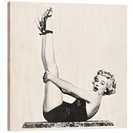 Trätavla Marilyn Monroe Pin-Up II