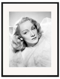 Gerahmter Kunstdruck Marlene Dietrich III