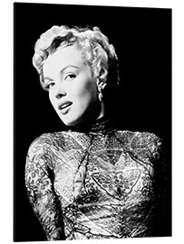 Aluminium print Marilyn Monroe Portrait