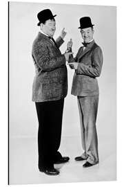 Cuadro de aluminio Laurel &amp; Hardy