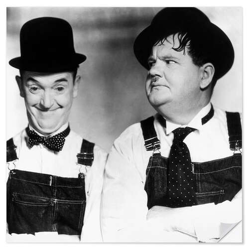 Wall sticker Laurel & Hardy