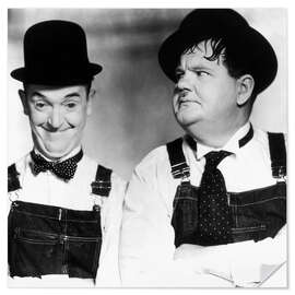 Wall sticker Laurel &amp; Hardy