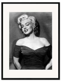 Ingelijste kunstdruk Marilyn Monroe Diva