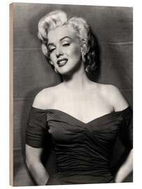 Holzbild Marilyn Monroe Diva