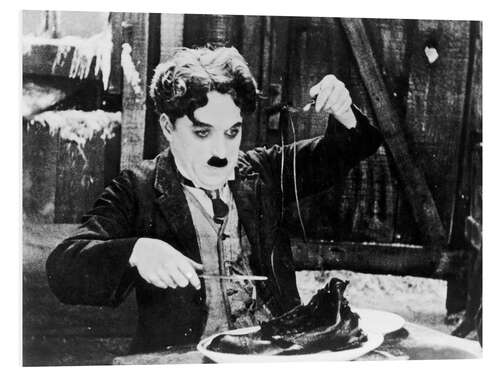 Foam board print Chaplin: The Gold Rush