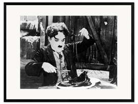 Ingelijste kunstdruk Chaplin: The Gold Rush