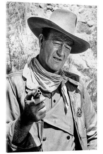 Acrylic print John Wayne