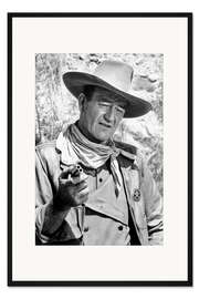 Gerahmter Kunstdruck John Wayne
