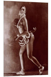 Hartschaumbild Josephine Baker