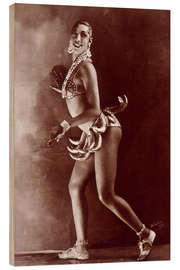 Cuadro de madera Josephine Baker