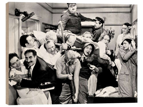 Wood print The Marx Brothers, 1935