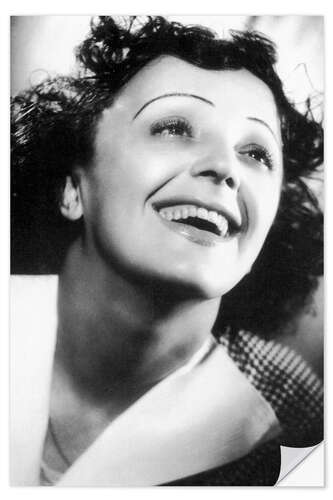 Selvklebende plakat Edith Piaf