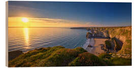 Hout print cornwall pano