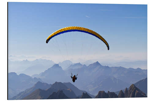 Tableau en aluminium Parapente