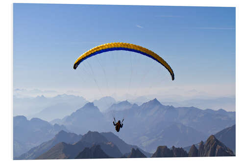 Hartschaumbild Paragliding