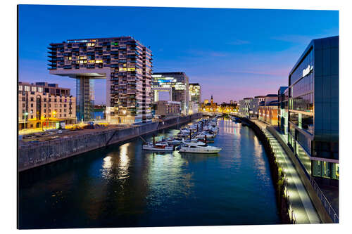 Tableau en aluminium Rheinauhafen Cologne