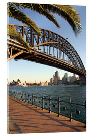 Tableau en verre acrylique  Sydney Harbour Bridge - David Wall