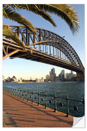 Självhäftande poster Sydney Harbor Bridge