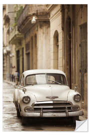 Naklejka na ścianę Vintage car in Havana