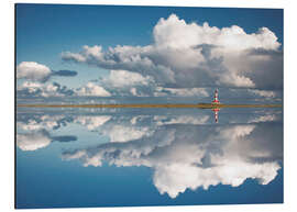 Magnettafel Westerheversand im Spiegel