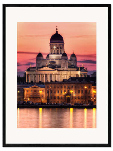 Impression artistique encadrée Helsinki Cathedral