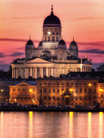 Magnettafel Dom in Helsinki