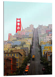 Gallery print San Francisco and Golden Gate Bridgee