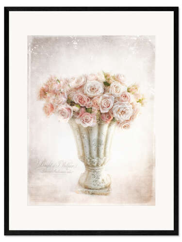 Kehystetty taidepainatus Romantic roses
