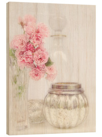 Cuadro de madera  Bodegón de rosas - Lizzy Pe