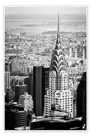 Póster Edificio Chrysler en Nueva York