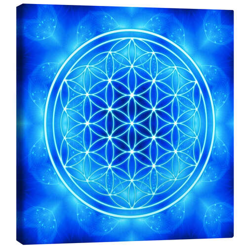 Canvas print Flower of life - archangel Michael