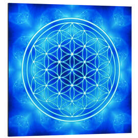 Magnettafel Blume des Lebens - Erzengel Michael