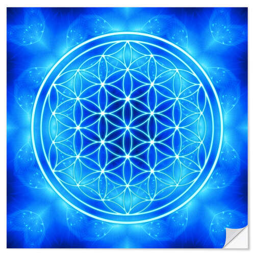 Wall sticker Flower of life - archangel Michael